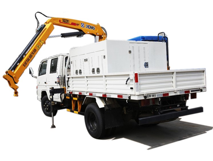 XCMG Official SQ3.2ZK1 3.2 ton mini folding crane truck with crane for sale